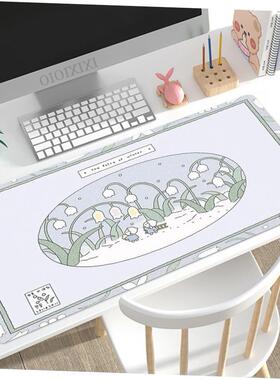 Cute Rabbit Green Anime Mouse Pad Gaming XL Large Home HD