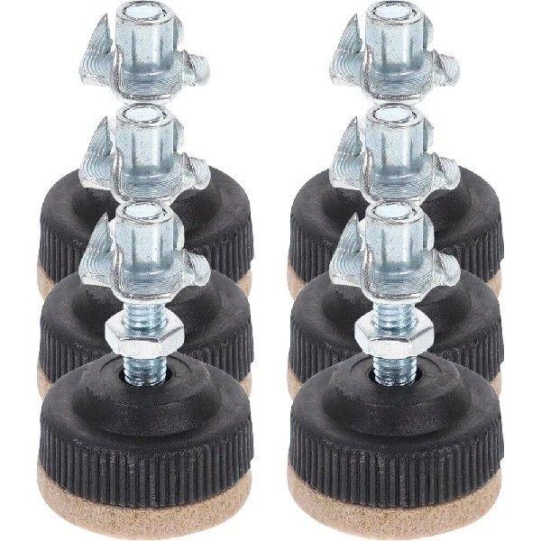 6 Pcs Furniture Leveling Feet Adjustable Heavy Duty Screw