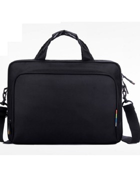 速发热销AS本单1电脑包公4寸15寸男士手提商务肩文包黑色