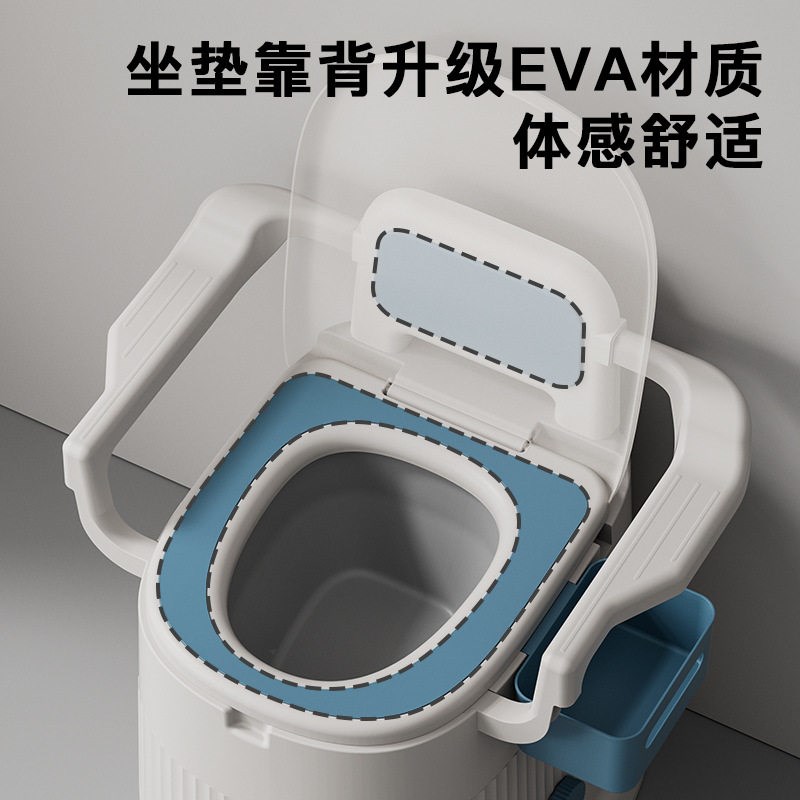 速发移动马桶老人马桶室内马桶便携式孕妇坐便椅尿桶移动厕所坐便
