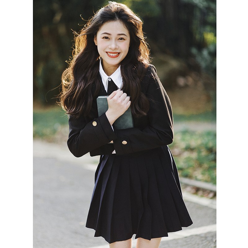 速发jk制服套装校会高初中生学院风运开服动幕式班服图片