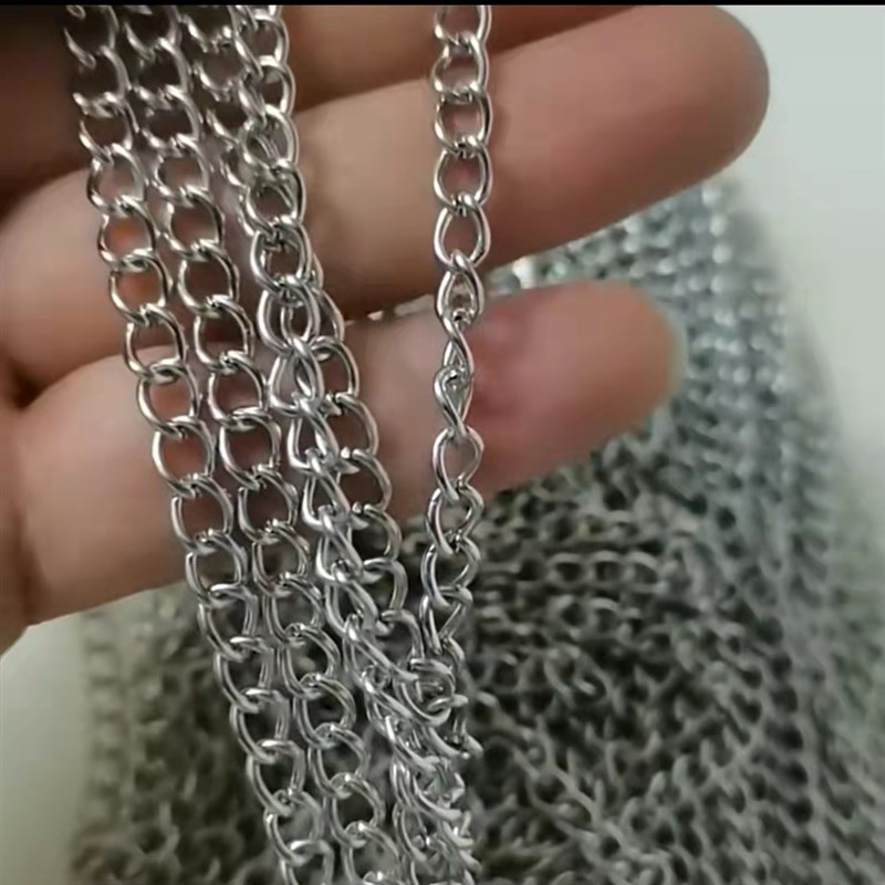 现货速发小铁链不锈钢链广告吊牌链树牌链金属吊链挂牌链链条链子