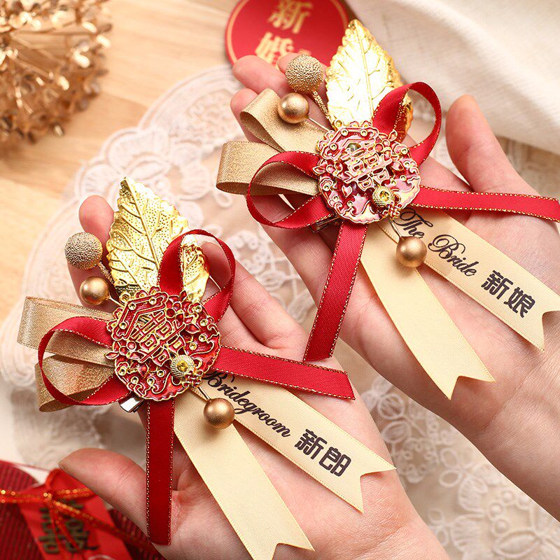 速发结婚胸郎新娘新郎贵宾总管家人伴花伴娘姐妹团兄弟团襟花父母
