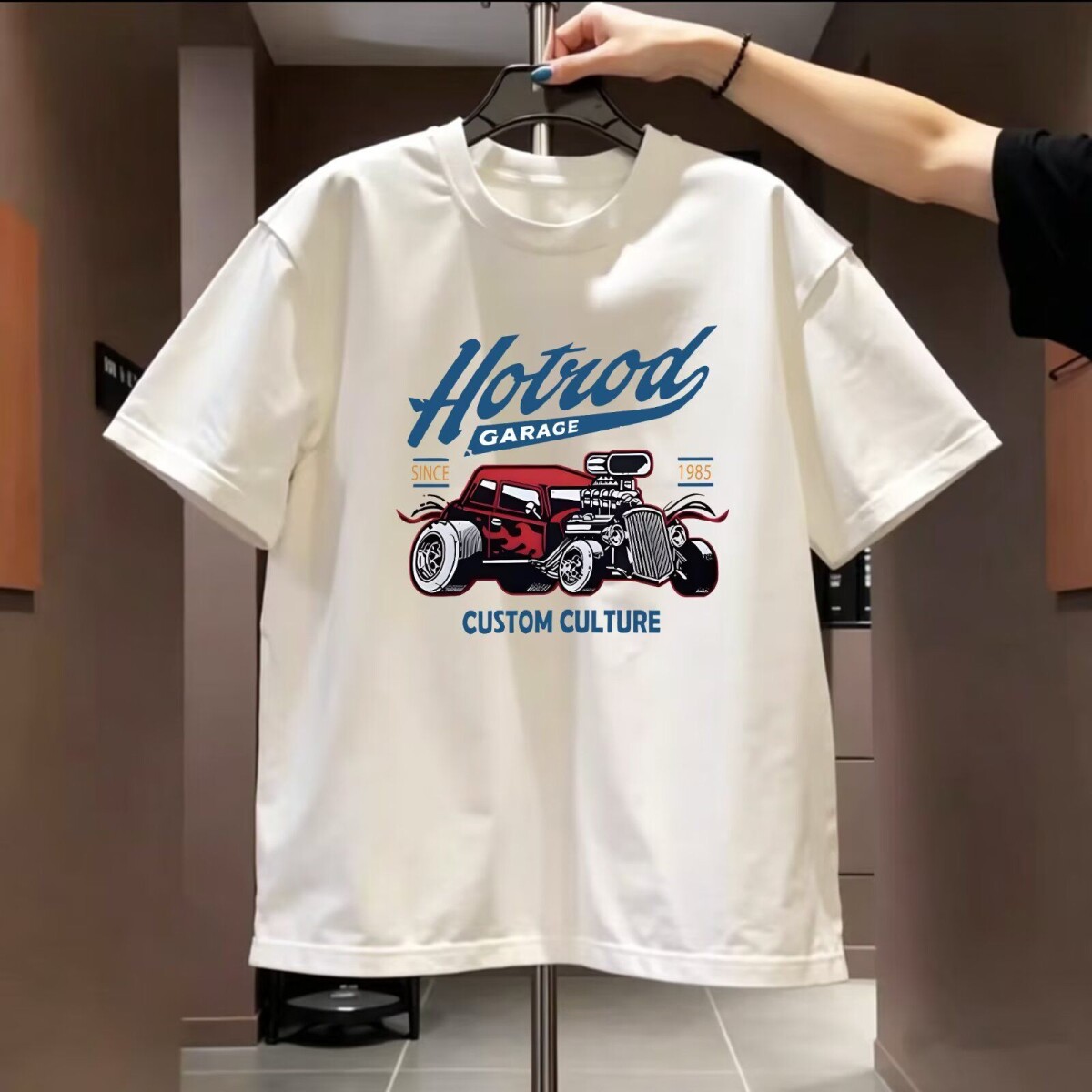 2025新款新款短袖t恤男夏季韩版潮流简约半袖上衣港风宽松休闲潮