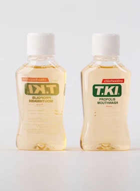 铁齿漱口水36毫升台湾tki蜂胶薄荷情侣约会改善口气护龈漱口液