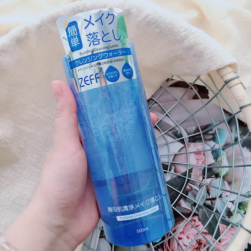 ZEFF酵母净肤卸妆液保湿舒缓温和卸妆水500ml