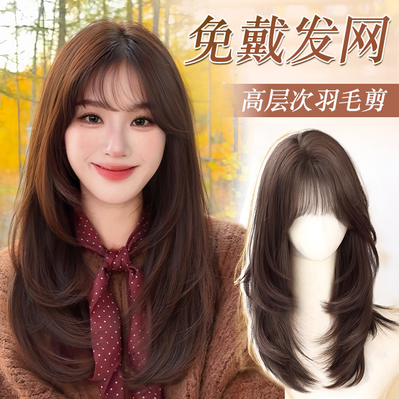 不用戴发网假发女片头顶无痕增发量高层次长直发大头皮仿真假发片,美发护发/假发,刘海片,淘宝优惠券,粉丝福利购,淘宝优惠卷