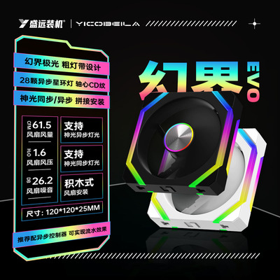 亿科贝拉幻界EVO机箱积木风扇
