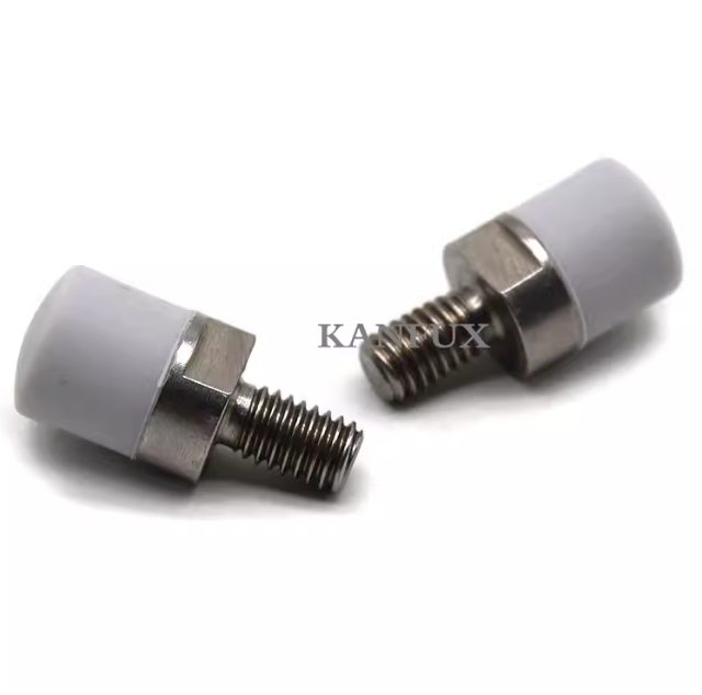 硅橡胶SLLM SLSM8 10 12 16 18 25 25A 30内螺纹不锈钢包胶防撞压