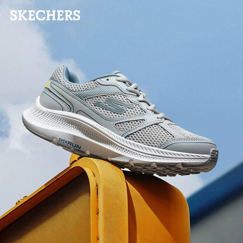 Skechers斯凯奇女士夏季新款透气一脚蹬低帮缓震运动健步鞋128651