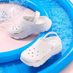 Skechers斯凯奇女子夏季沙滩洞洞鞋防滑耐磨泡泡鞋凉拖鞋111127