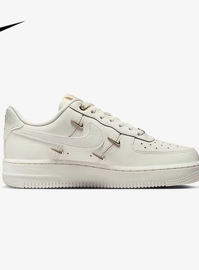Nike耐克四钩AIR FORCE1空军一号低帮休闲板鞋小白鞋FV3654-111