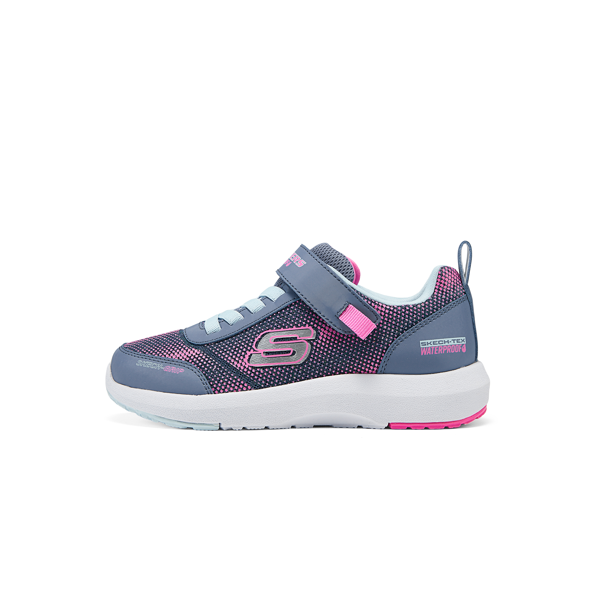 斯凯奇女童轻质缓震魔术贴运动鞋