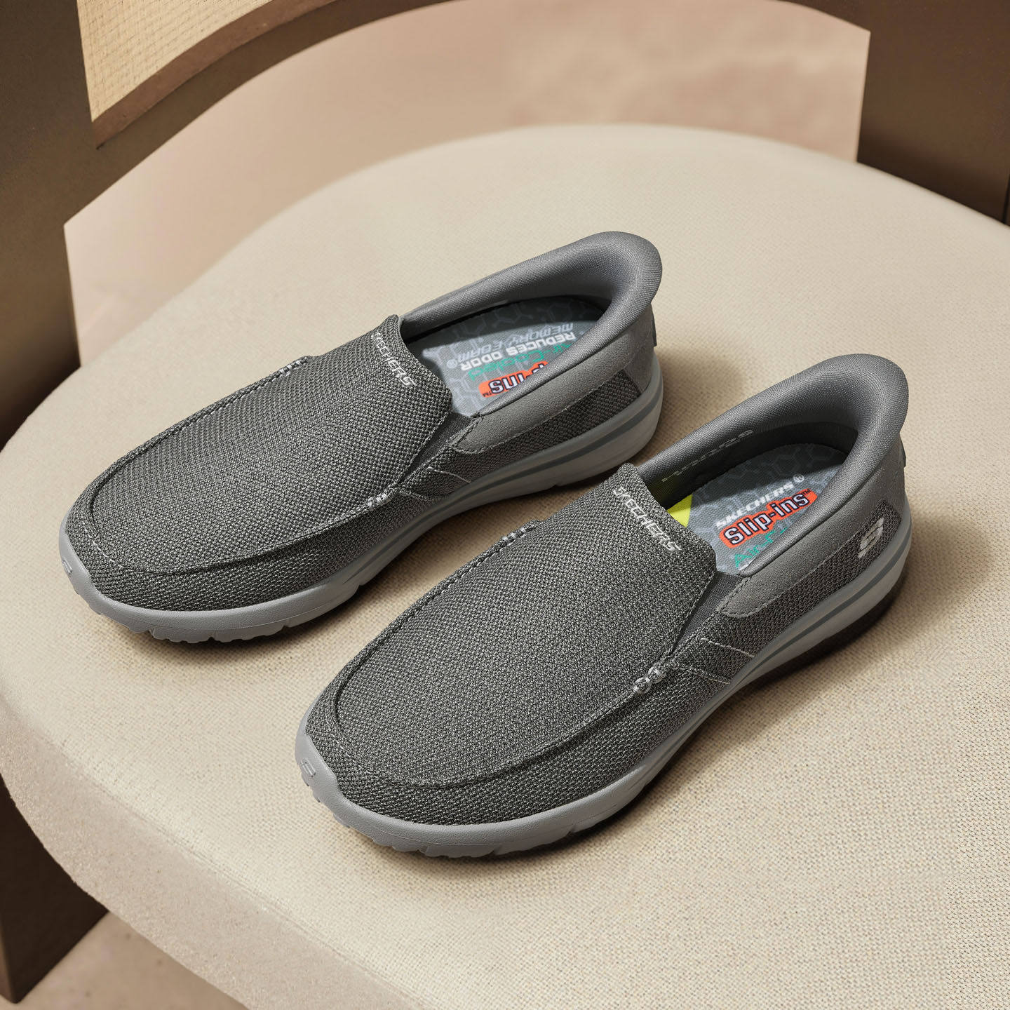 Skechers斯凯奇男士一脚蹬通勤健步鞋耐磨防滑运动休闲鞋205754,运动鞋new,运动休闲鞋,淘宝优惠券,粉丝福利购,淘宝优惠卷