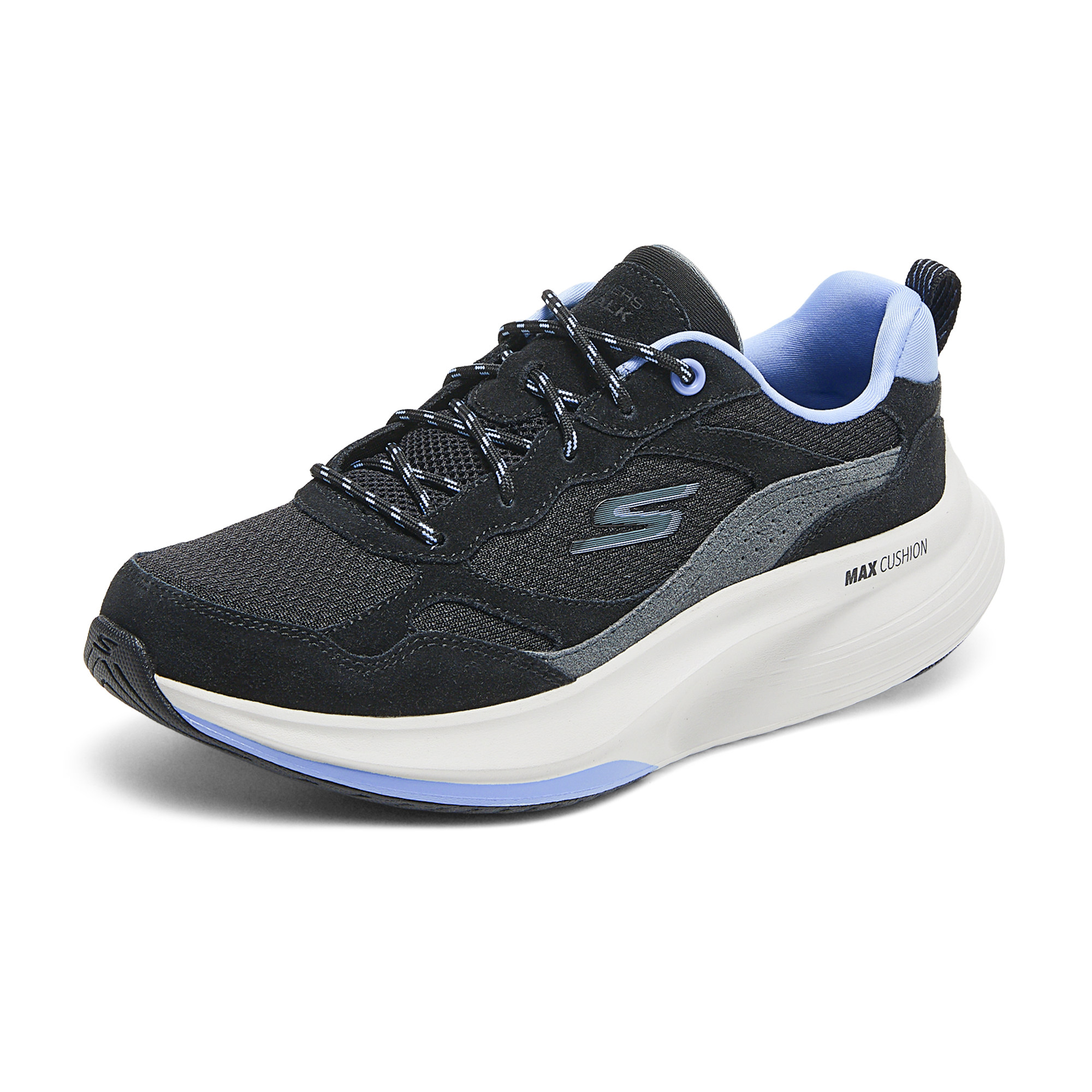 Skechers斯凯奇女鞋夏季一脚蹬健步鞋厚底缓震休闲运动鞋125060