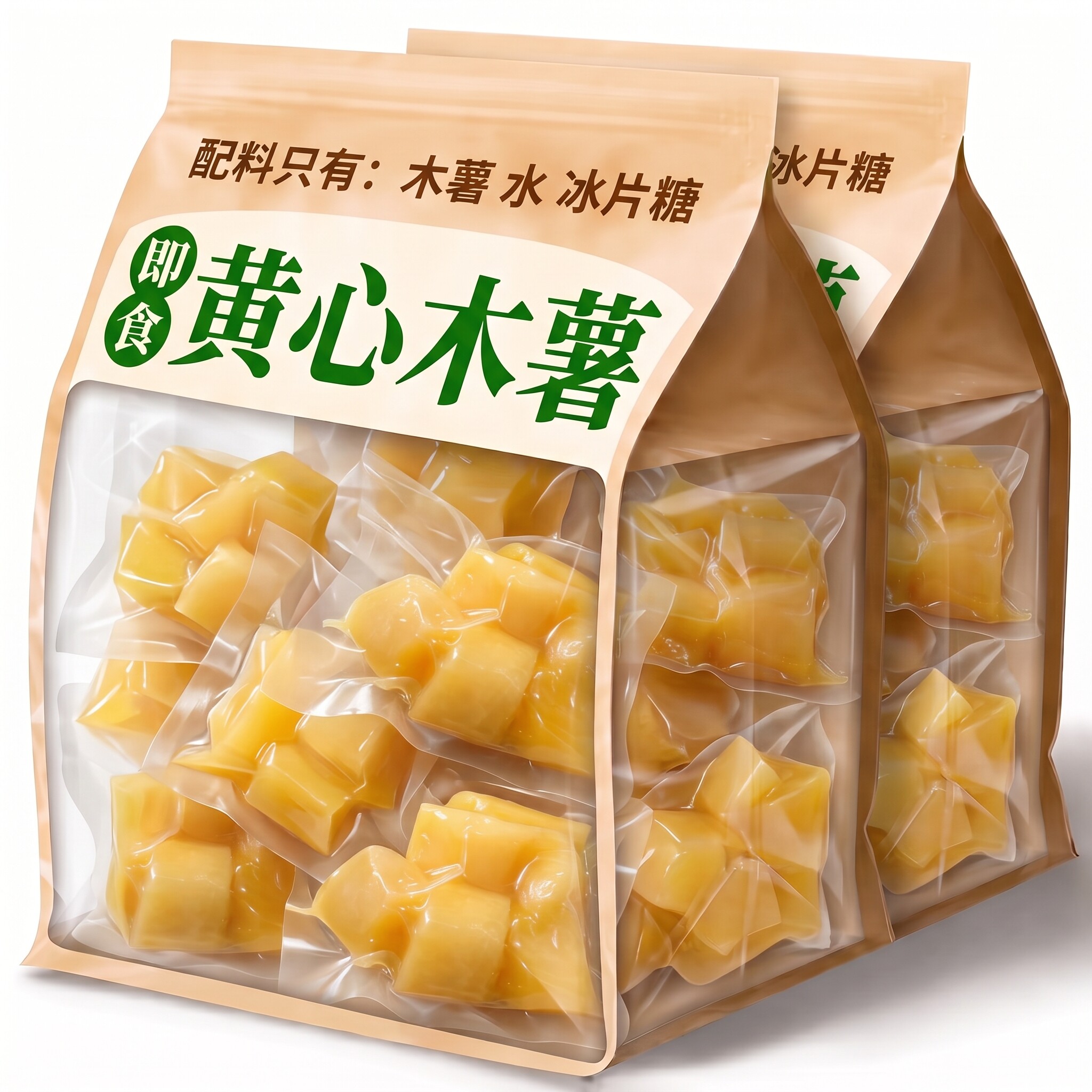 薯百万广西黄心木薯去皮即食