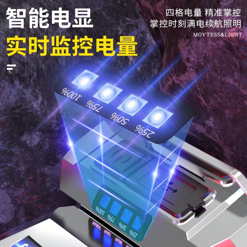 速发猛特斯头灯强光充电户外夜钓鱼远射手电筒超亮头戴式疝气矿灯