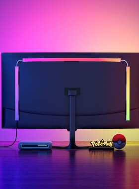 速发0IR脑B电电氛围灯带G竞房间装饰桌面背灯随屏变色同步追