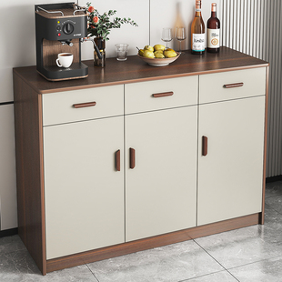 速发餐用柜靠边一体茶水柜边柜厨房橱柜家墙客厅置物柜储物柜收纳