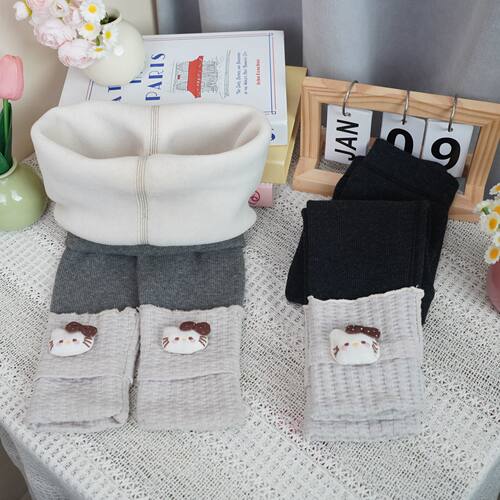 女童冬季加绒加厚保暖打底裤