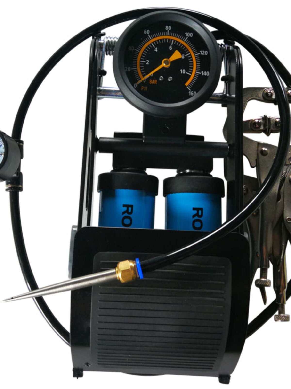 土工膜焊缝气压检测仪检测器打压器测压表充气检检测针检测工具