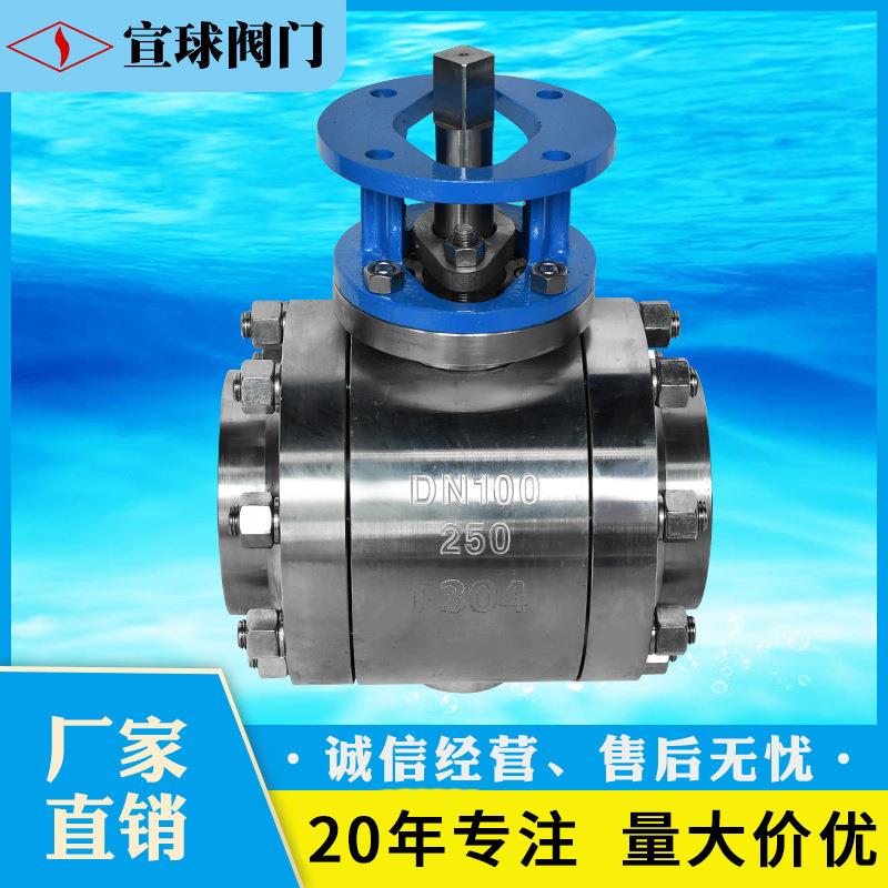 高压锻钢螺纹球阀Q11Y-160P气动高温丝扣二片式三片式PSI球阀DN50