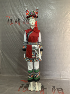 新款大理白族服装女云南丽江少数民族服饰摩梭族成人旅拍走秀主持