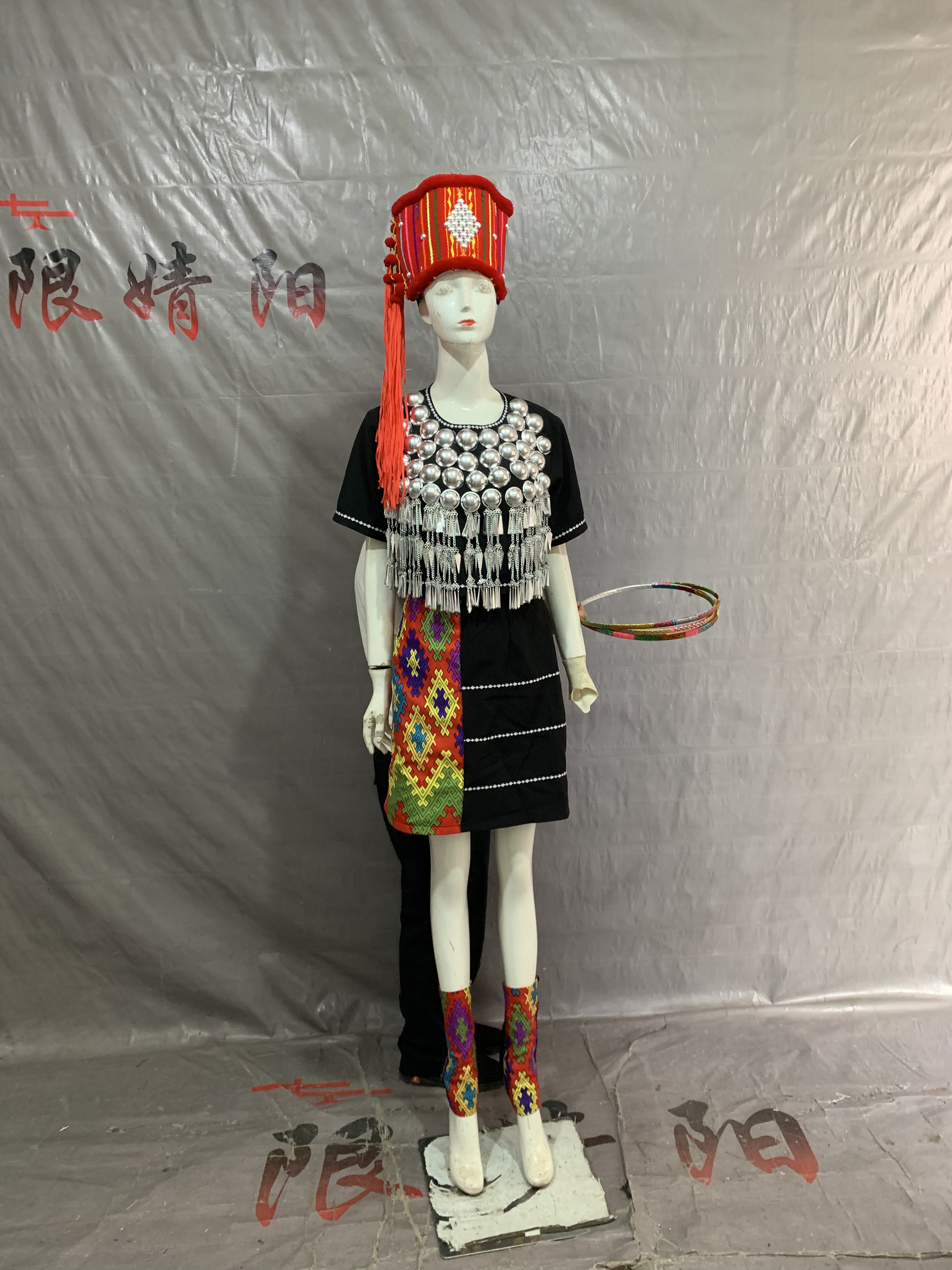 云南德宏景颇族服装套装少数民族下单备注天内定制身高体重发货