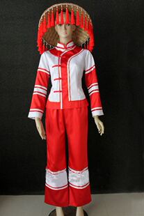 2020毛南族服装新款毛南族服装团体演出服装56个民族歌手服装定做