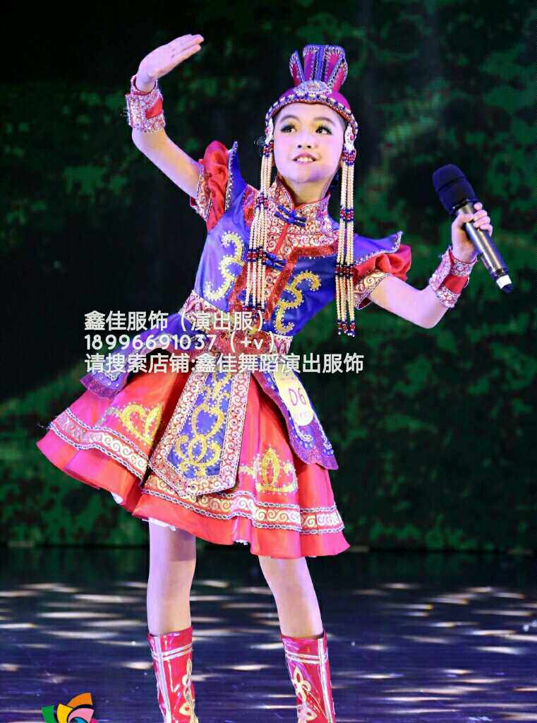 2019新款款惊爆夏季金奖桃李杯比赛服民族服装舞台装蒙古族舞蹈