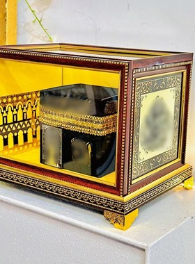 跨境玻璃摆件异域东南亚阿拉伯工艺品经典建筑带灯风格礼品居家