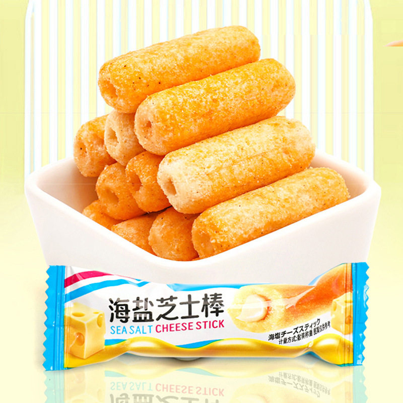 海盐芝士棒夹心米棒糙米卷饼干