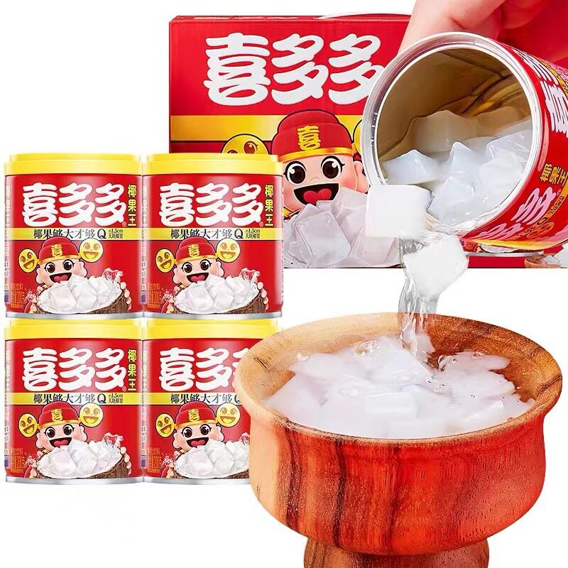 喜多多椰果王200g*10罐水果风味