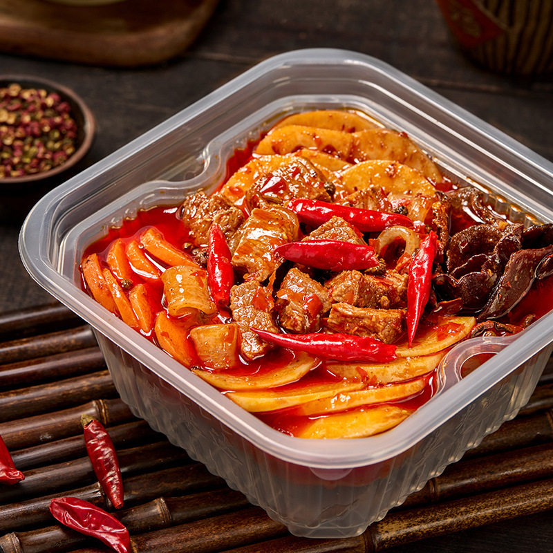自热火锅方便速食米饭自助酸辣粉