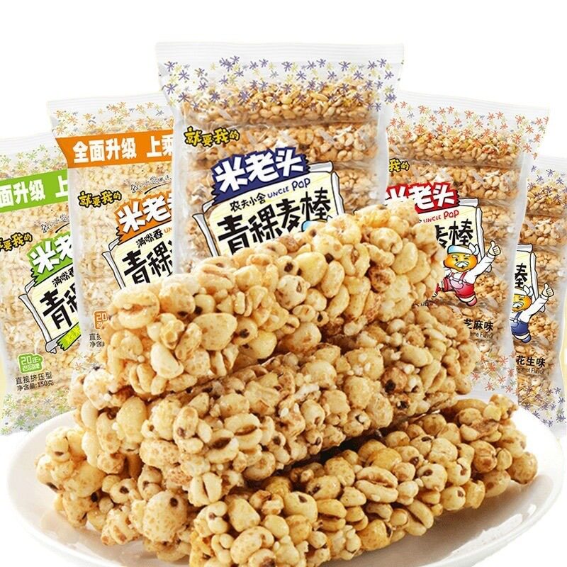 米老头青稞米棒麦棒150g休闲膨化