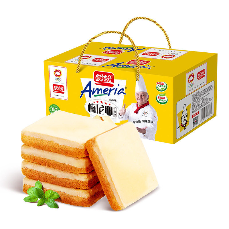 盼盼梅尼耶干蛋糕1kg整箱休闲零食早餐食品糕点伴手礼