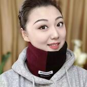 遮脸面罩 拼色脖套保暖护颈围脖女百搭防寒男女同款 秋冬季 2025新款