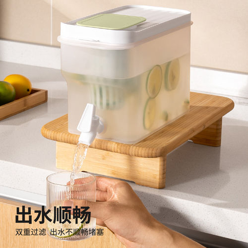 冷水桶家用储水茶壶冷泡壶大容量饮料桶水果茶桶耐高温冷泡茶水壶