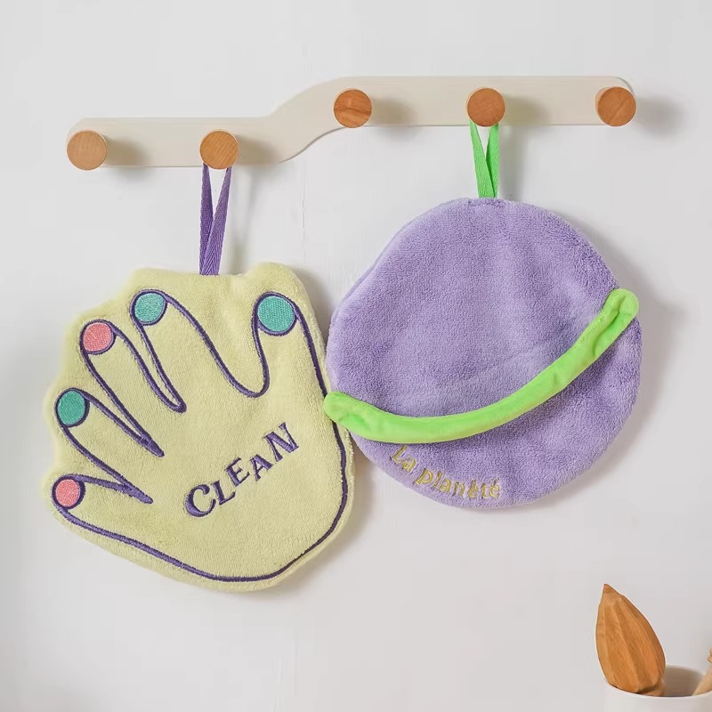 厨房擦手巾挂式洗手巾速干擦手布