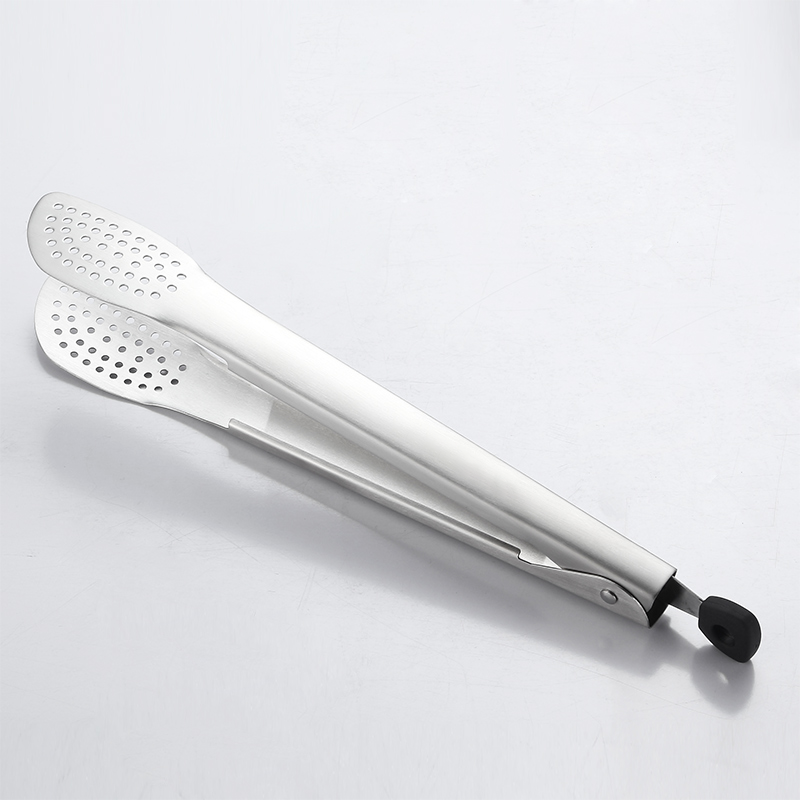 烤肉夹子食品夹304不锈钢厨房煎牛排神器加厚烧烤夹耐高温食物夹