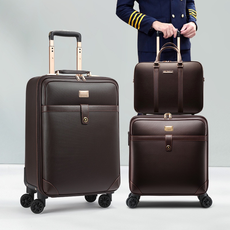 pvc皮箱拉杆箱20寸商务登机箱28寸大容量万向轮行李箱24寸旅行箱