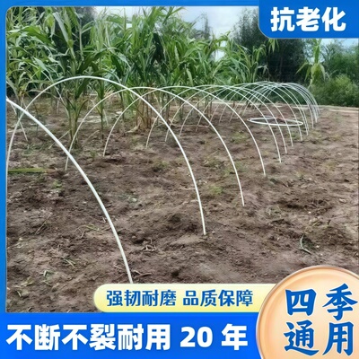大小拱棚支撑架玻璃纤维搭棚爬藤杆农用遮阳棚菜地育苗实心搭架子
