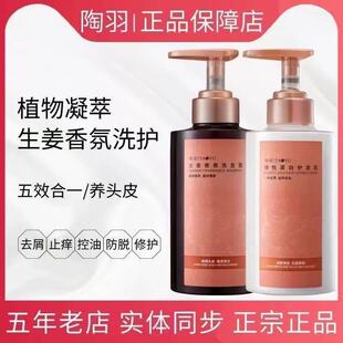 陶羽生姜香氛洗发水护发素植物萃取去屑止痒控油防脱育发滋养修护