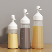 挤酱瓶沙拉酱番茄果酱挤压瓶商用大口蚝油酱汁瓶食品级调料分装 瓶