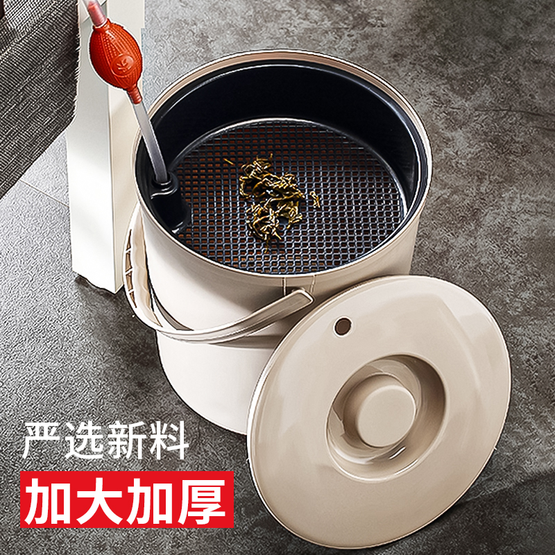 茶水桶茶叶过滤垃圾桶沥水大容量茶桌茶台接排废水茶渣桶茶具配件