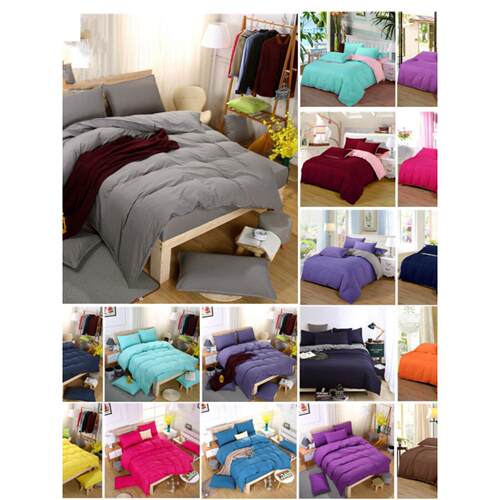 Cotton Bed sheets set quilt cover pillow case bedding 4 sets
