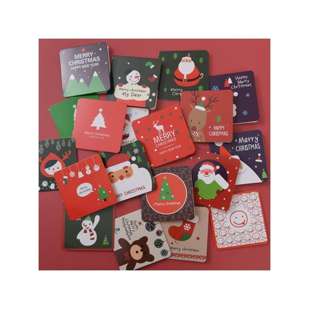 mini christmas card small greeting wishing cards 迷你小贺卡