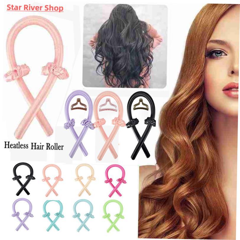 Heatless Hair Curlers Curling Iron Headband Lazy Curler Silk