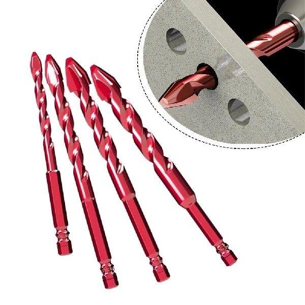 1pc 6-12mm Eccentric Drill Bits Hex Shank Spiral Carbide