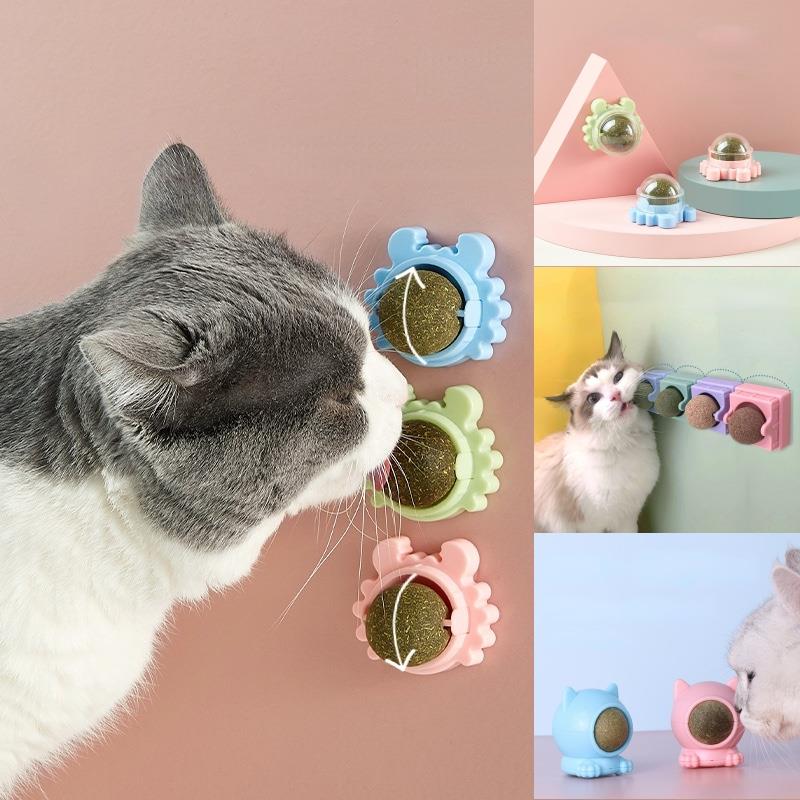 360° Rotation Natural Pet Roducts Cat Toys Chewing Toy Acce